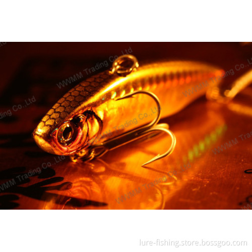 Fishing Lure--70mm 12g Sinking Vib with 3D Eyes (HMV70)